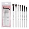 RANCAI 7-Piece Eyeshadow Brush Set with Pure Horse Hair for Smoky Makeup