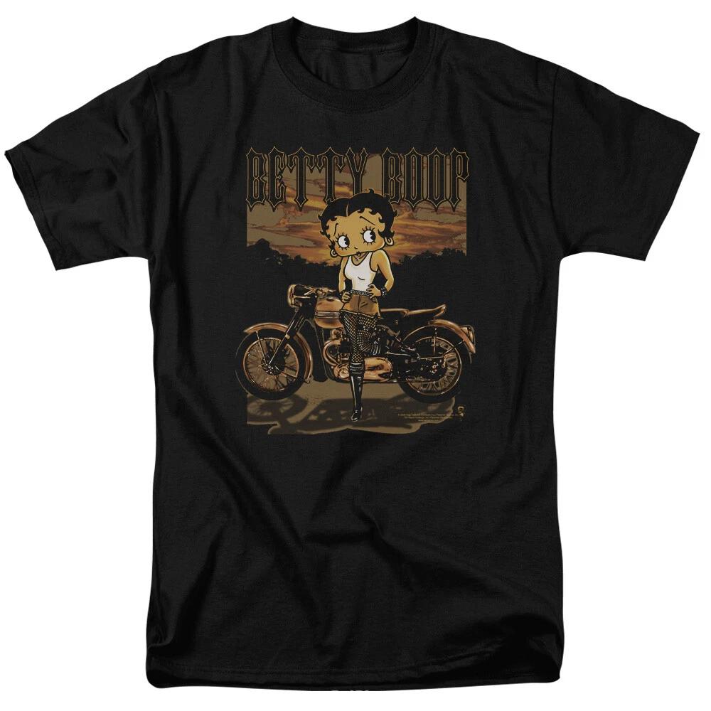 Betty Boop "Rebel Rider" T-Shirt - Regular or Tank - to 6X
