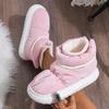 Plus Size Women's Winter Warm Cotton Padded Shoes Thick Sole Down Waterproof Snow Boots