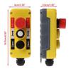 T-2M Waterproof Industrial Pushbutton Switches Emergency Stop Switch for Electric Crane Hoist Pendant Control Station