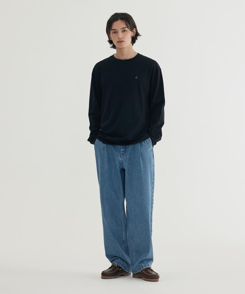 COVERNAT Signature Symbol Long Sleeve Off White