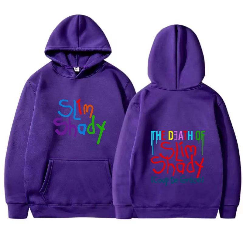 Горячий новый альбом Эминема The Death of Slim Shady Renaissance Hoodies Женская одежда Harajuku Осень-зима Унисекс Графические пуловеры