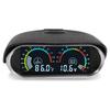 12V Автомобильный 2 в 1 ЖК-дисплей Вольтметр+Измеритель температуры воды с датчиком температуры 1/8 NPT Измеритель температуры воды для автомобиля, грузовика