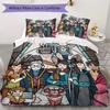 Critical Role Pattern Bedding,Quilt Set Quilt Cover Pillowcase Home Birthday Gift (1*duvet cover+2*pillowcase,without core)XSJT0917119