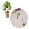 Unique Hot Air Balloon Pin With Little Girl Alloy Brooch Stylish Jewelry Gift Accessory For Clothing Bags And Scarves