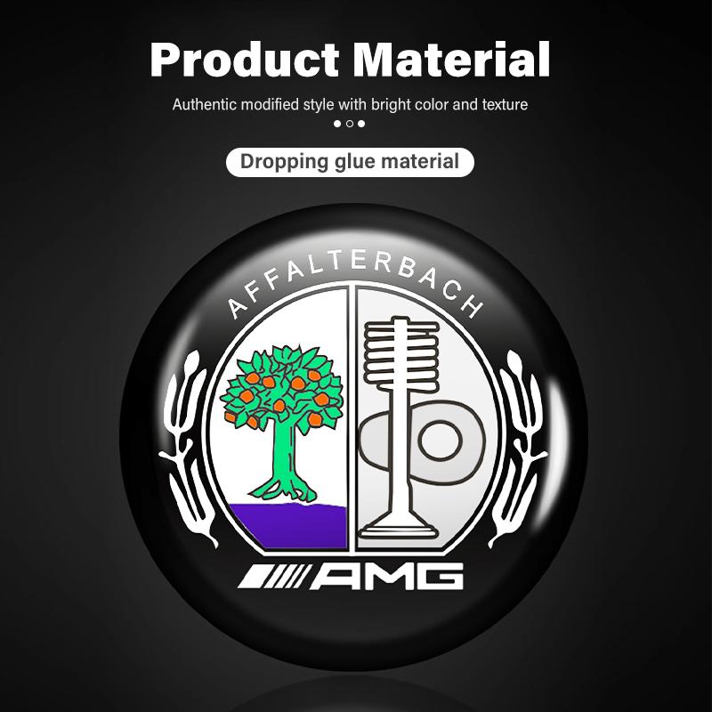 PAD5 For AMG 8/12/20PCS Car Remote Control Key Badge Emblem Stickers Decorat Accessory Benz B-CLASS C-CLASS GLC GLE GLK W190 W201