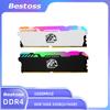 Bestoss Memoria RAM RGB DDR4 8 ГБ 16 ГБ 32 ГБ (2x16 ГБ) Комплект 3200 3600 МГц 288pin 1.2V DIMM RAM для настольного компьютера