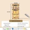 USB Crystal LED Bedside Lamp - Luxury Night Light & Decor