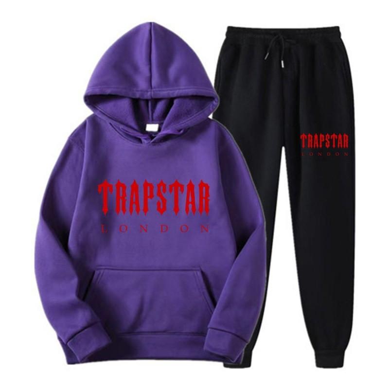 Mens Womens Casual Hooded Fleece-Lined Sweatshirt Set Lightweight Streetwear Outfit