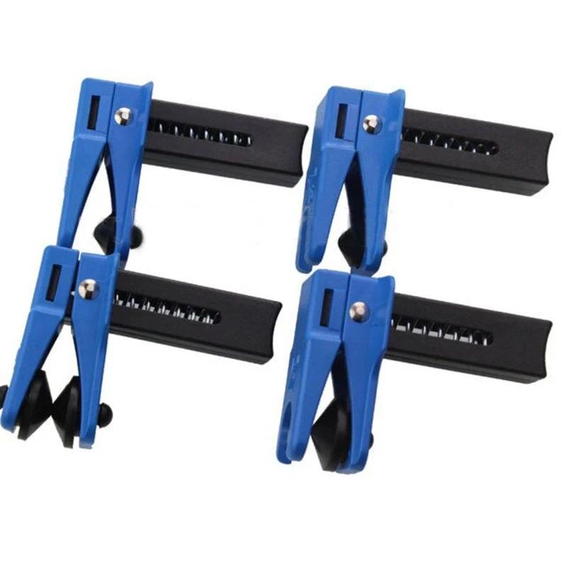 4 Pcs Universal Plastic Brake Line Clamps, Automotive Oil Pipe Plug Nozzle Clamps, Brake Pipe Sealing and Water Stop Tools