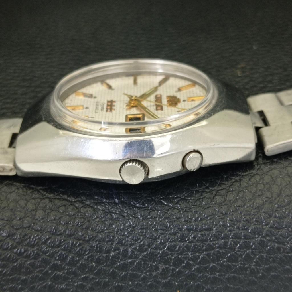 GENUINE VINTAGE ORIENT CRYSTAL JAPAN AUTOMATIC 46941 MENS WATCH A701899-5 R207-a701899