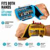 Adjustable Magnetic Wristband Tool Holder Breathable Hands Free Storage Strap For Screws Nails Nuts Drill Bits Ideal Woodworking