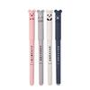 4-24Pcs Kawaii Erasable Gel Pen Set Cartoon Animals Cute Cat Erasable Pen Erasable Refill Rod Washable Handle Pen Grip