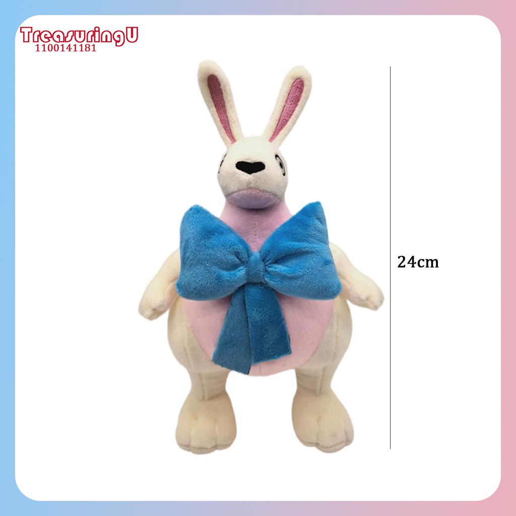 TreasuringU 45cm Rabbit Plush Toys 99 Night In Forest Stuffed Doll Cute Black Cat Animals Game Plushies Birthday Gift