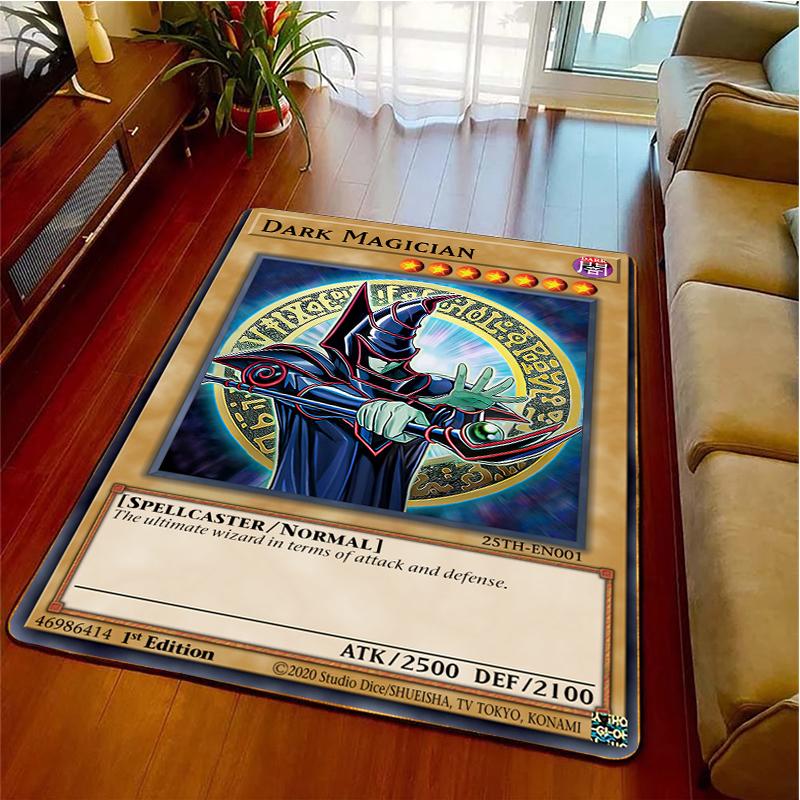 Dark Magician Carpet for Living Room Bedroom Rug Door Kitchen Kid Unslip Floor Mats Birthday gift photography props Alfombra Rug