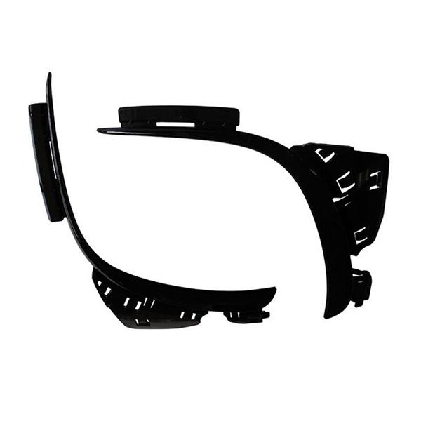 Pair of A1678858503 and A1678858603 for Mercedes-Benz GLE W167 front bumper fog light bezel trim.