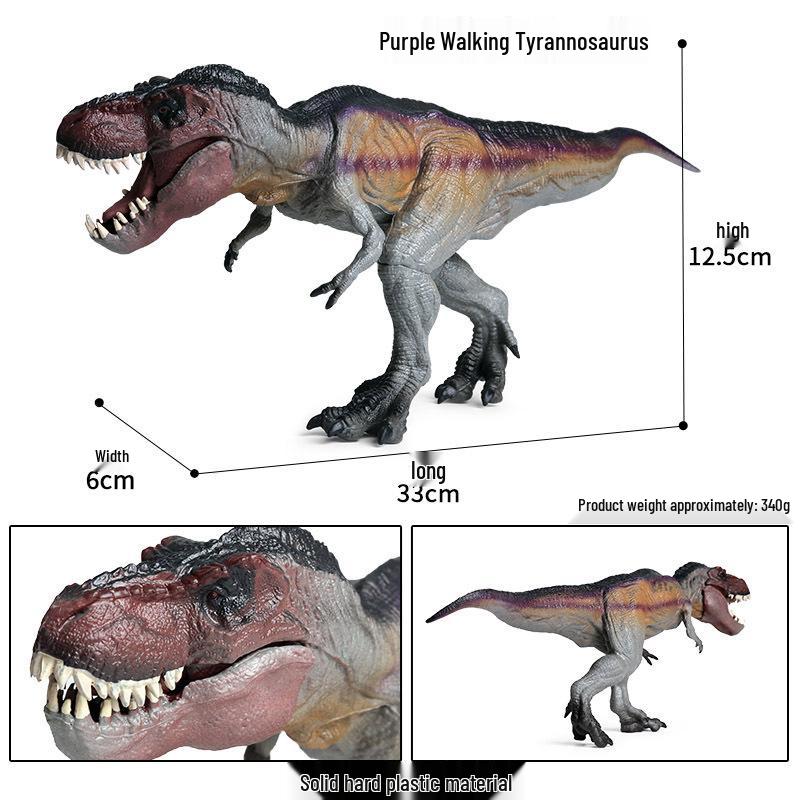 Dinosaur Model Set: T. Rex, Spinosaurus, Mosasaurus, Stegosaurus, Triceratops Cognitive Toys