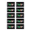 NYDM6 3D Car Epoxy Badge Interior Stickers Decoration Accessory For Skoda Kodiaq Octavia Enyaq Kamiq Scala Rapid Superb Karoq MK2 MK3