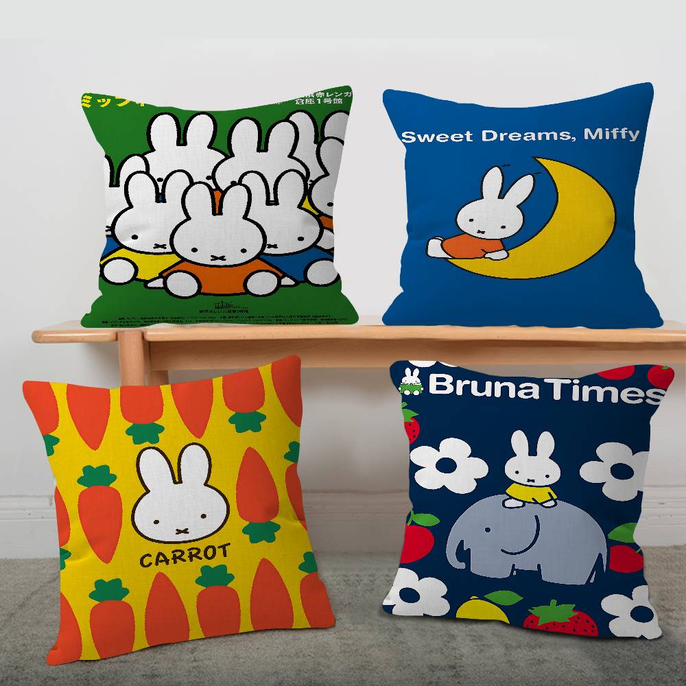 Cartoon Mmiffy Cute Pillow Gifts Home Office Furnishings Bedroom Sofa Car Cushion Cover Case xcm