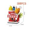 Мини-конструктор «Вид на городскую улицу», «Коммерческая улица», Игрушки для сборки «Цветочный магазин», «Кофейня», «Дом с фруктовым тортом», Подарки для детей