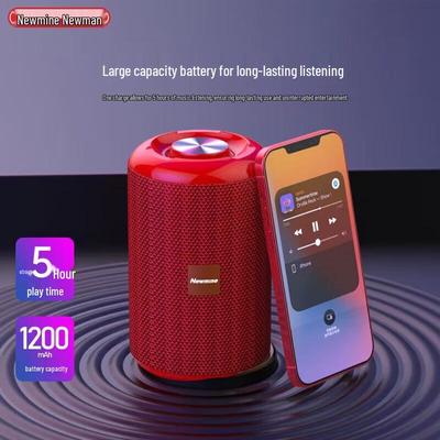 Портативная Bluetooth-колонка Newman BT32, штекер CN (адаптер в комплекте)