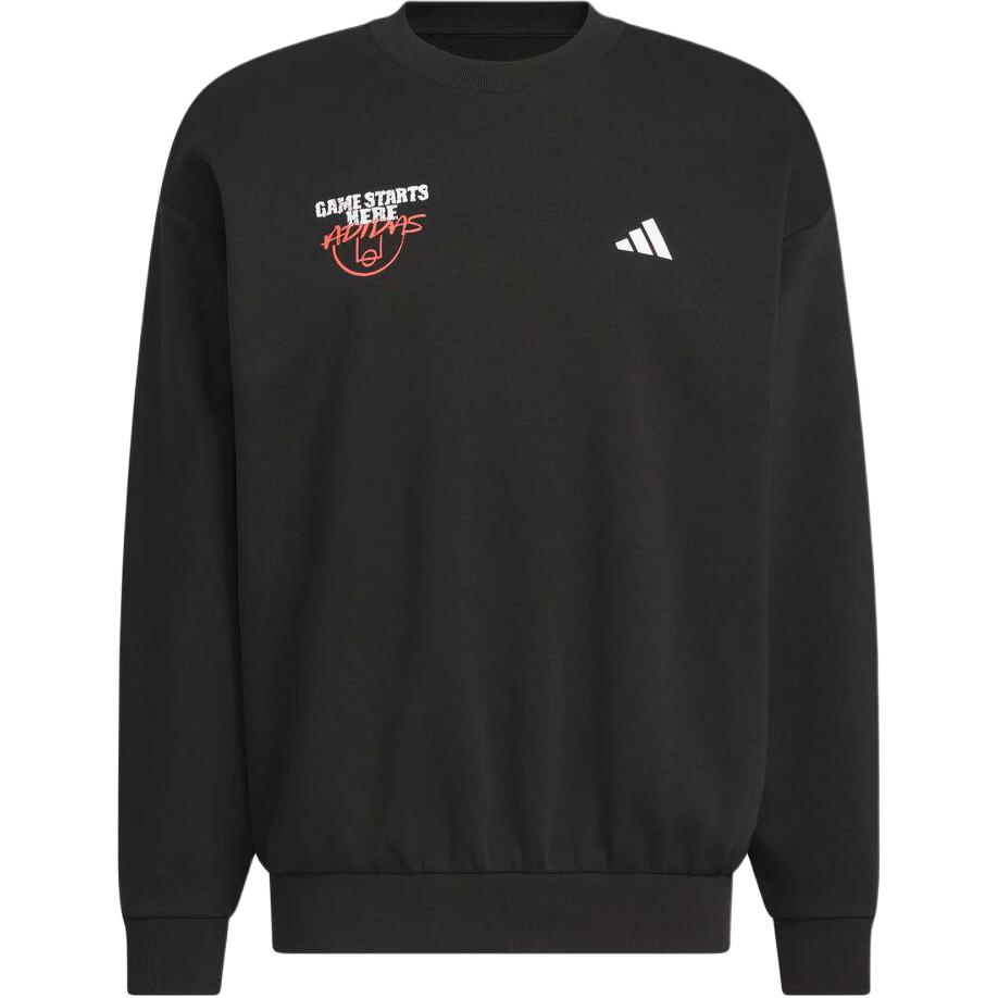 adidas Gsh Crew Спортивный повседневный пуловер с круглым вырезом Мужская толстовка KC2787