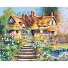 5D DIY Diamond Painting Garden House Embroidery Mosaic Cross Stitch Rhinestone Decoration