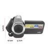 Цифровая видеокамера 16MP 720P с 2,0-дюймовым цветным TFT-экраном, портативная DV-видеокамера с 16-кратным цифровым зумом и встроенной светодиодной вспышкой для начинающих