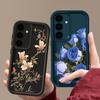 Чехол с цветочным узором INS для Samsung A57 A37 A17 A56 A36 A16 A55 A35 A15 A54 5G S21 FE S22 S23 S24 S25 Plus S26 Ultra Защитная крышка-бампер