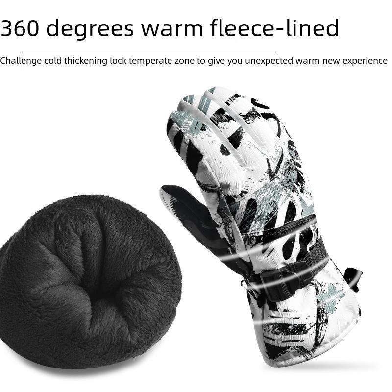 Unisex Winter Ski Gloves: Warm, Waterproof, Touchscreen-Compatible for Outdoor Activities