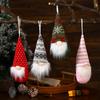 Christmas Decorations Knit Pendant Christmas Pendant Faceless Doll Dwarf Old Man Pendant Christmas Tree Pendant