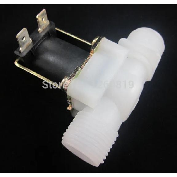 1/2" by 1/2" Thread male DC 12V Electric Solenoid Valve Normally Closed NC Water Inlet Flow Switch Control