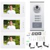 7 Inch HD IR Video Intercom Doorbell One Camera with Three Display