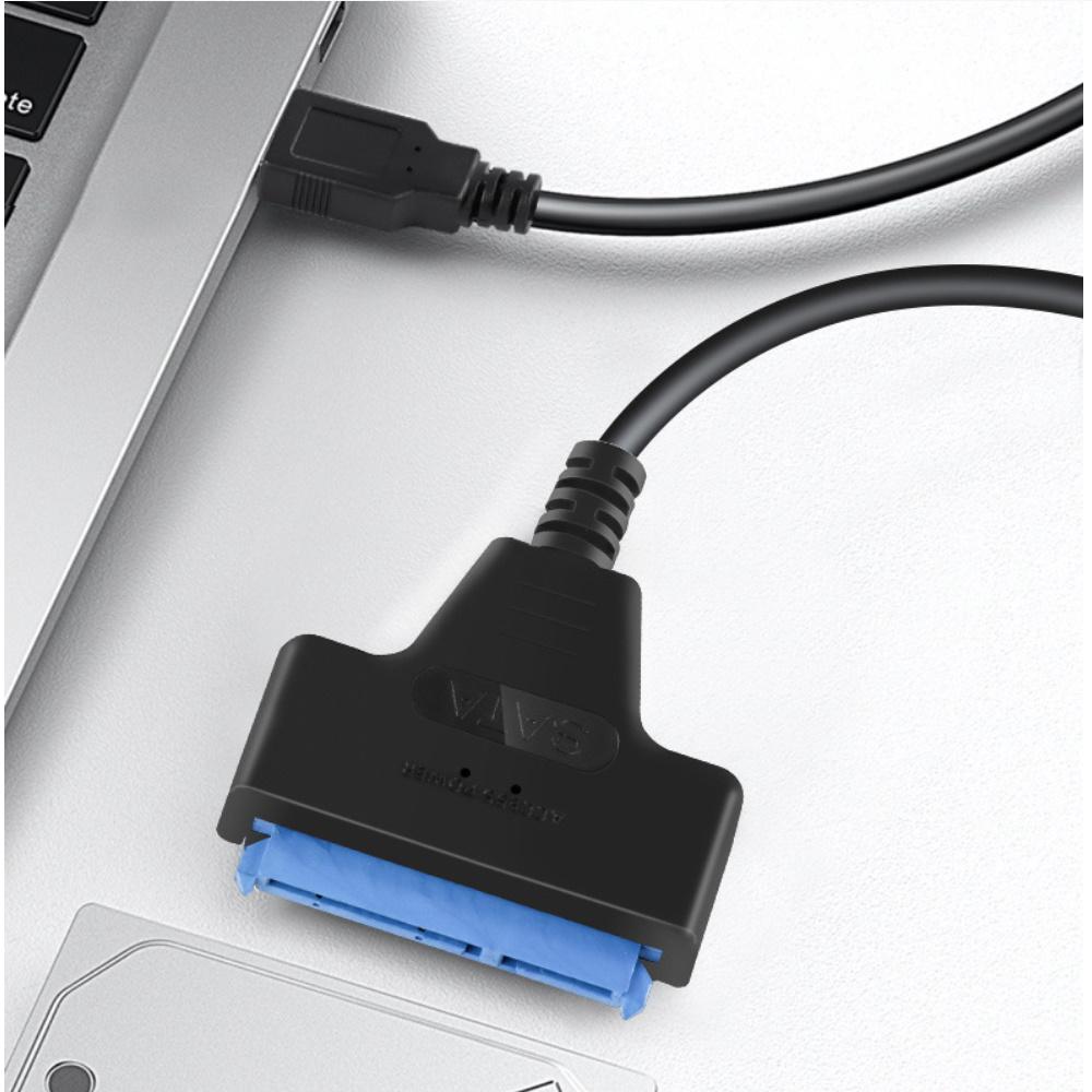 Кабель USB 3.0 SATA 3 Адаптер Sata-USB Поддержка до 5 Гбит/с 2,5-дюймовый внешний жесткий диск SSD HDD 22-контактный кабель Sata III CableAA
