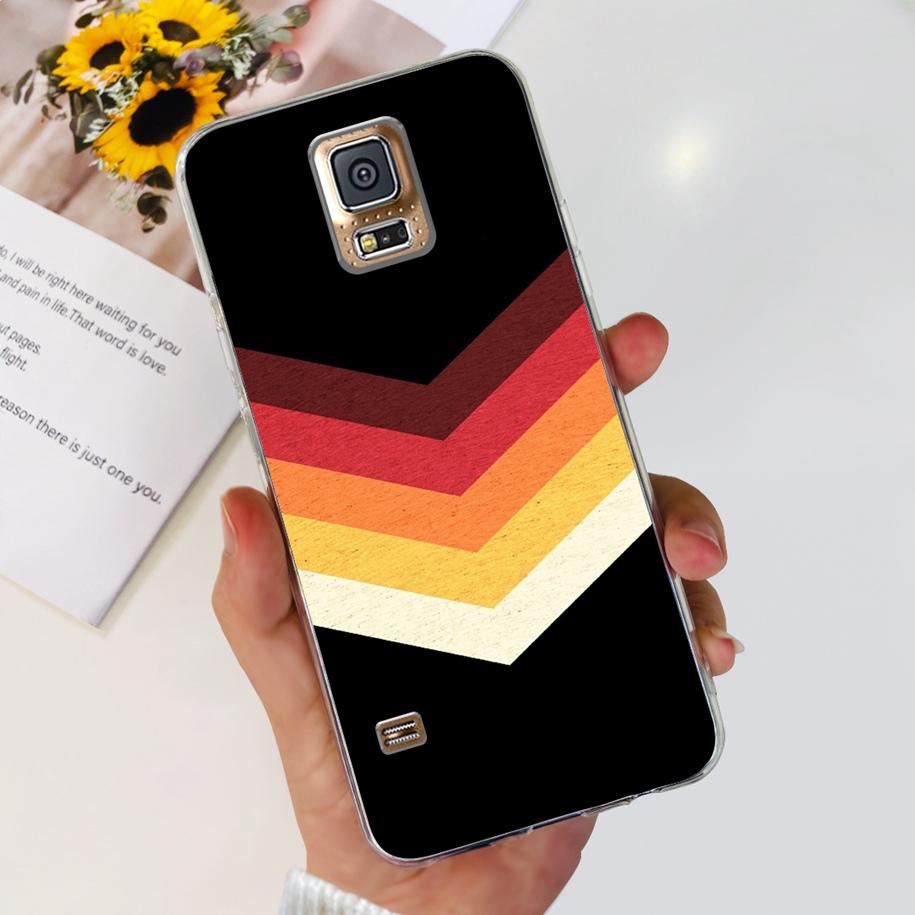 Чехол для Samsung Galaxy S5 G900F G900I i9600 S 5 Задняя крышка Крутой Рисованный Мягкий Силикон Прозрачный Чехол для Телефона Для Samsung S5 Neo Coque