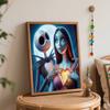 Disney Jack Sally Painting Kit Home Bedroom Wall Decor Handmade Gift Art Painting Disney Jack Sally Painting Kit Home Decor Gift DIY Art