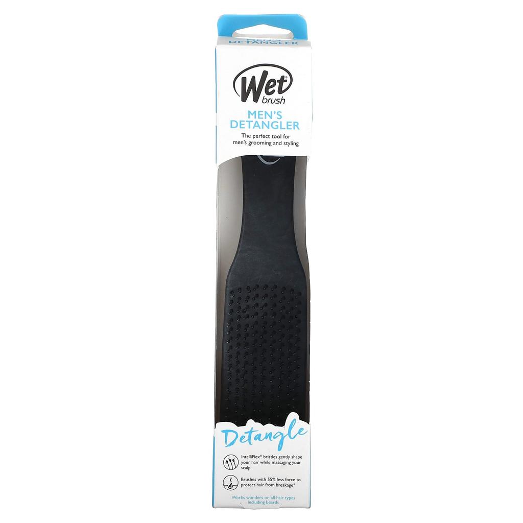 Wet Brush Men's Detangler, Black, 1 Brush