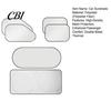 Suction Cup Car Window Screen Side Sun Shade, Mesh UV Block Curtain for Rear Privacy Shade Seat, Heat Insulation Sunshade Baby Travel, Interior
