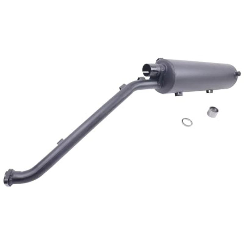 Exhaust Muffler Compatible with Kawasaki Brute Force 750 KVF750A KVF750B KVF750C KVF750D KVF750E KVF750F 4X4 4X4I Carb Injector