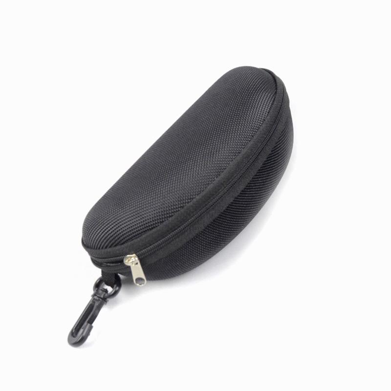 Модная унисекс подвесная сумка для очков, футляр для солнцезащитных очков, портативный футляр для очков на молнии, однотонная модная ткань Оксфорд