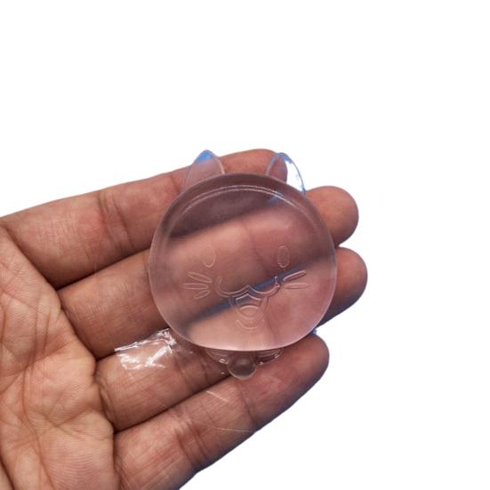 Self-adhesive Wear-resistant Anti-collision Pad Practical Cartoon Silicone Door Handle Bumper Protective Plug KTY