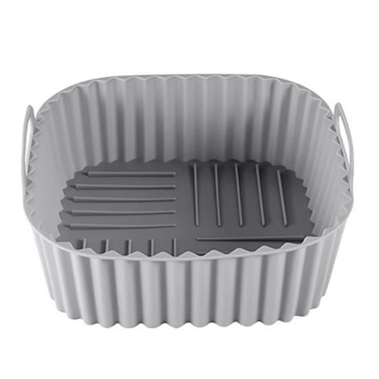 Square Air Fryer Liner Silicone Baking Mat 6.7 Inch Non-Stick
