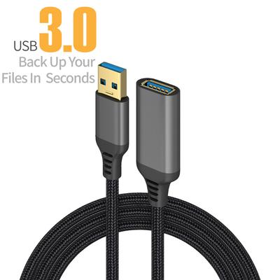 USB 3.0 Мужской-Женский Высокоскоростной Кабель Передачи Данных Компьютер Камера Принтер Удлинитель ТВ Игровой Нейлоновый Плетеный Кабель