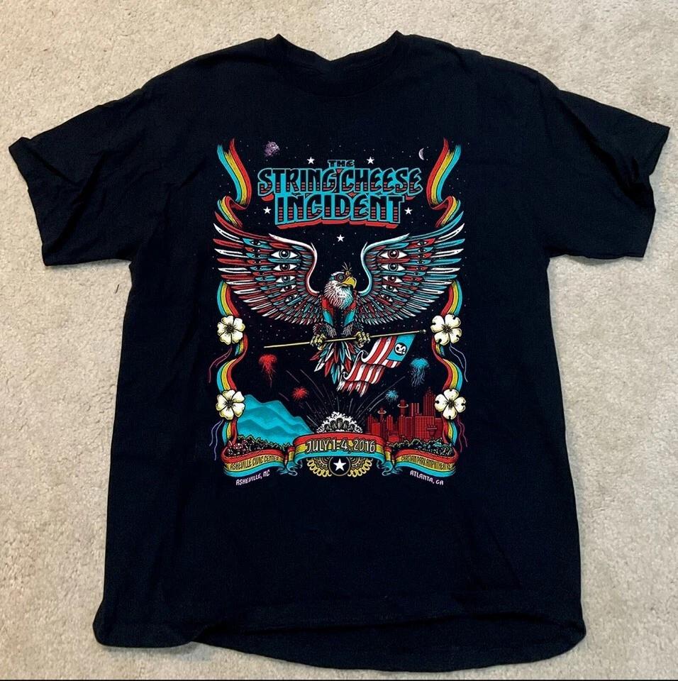 The String Cheese Incident Black tee Unisex T-shirt All Size UU688