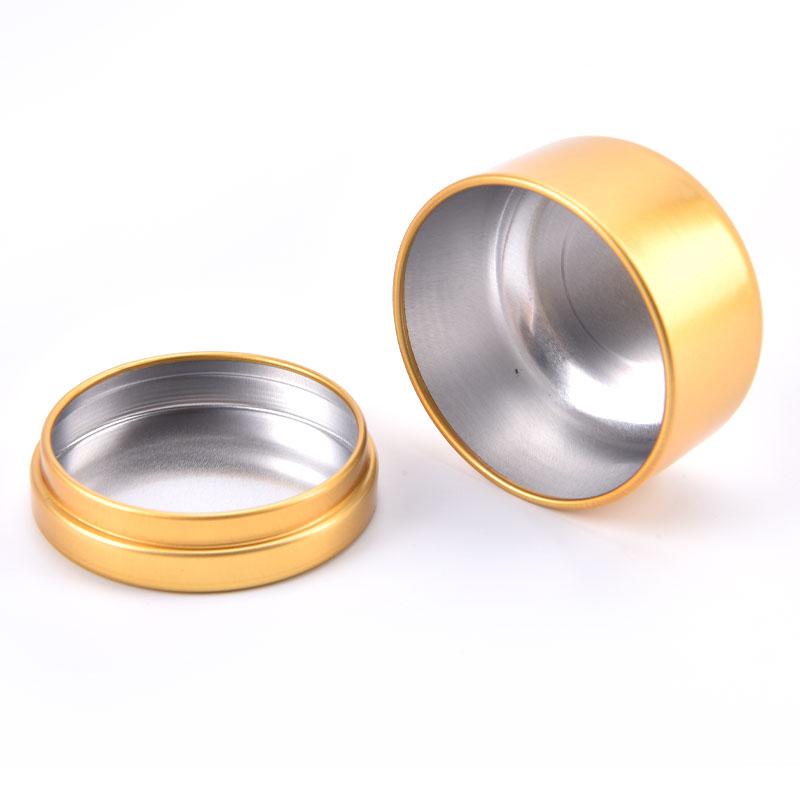 Олово для свечей Круглая металлическая жестяная коробка Олово для свечей Алюминиевая банка для хранения Дорожная банка для свечей
