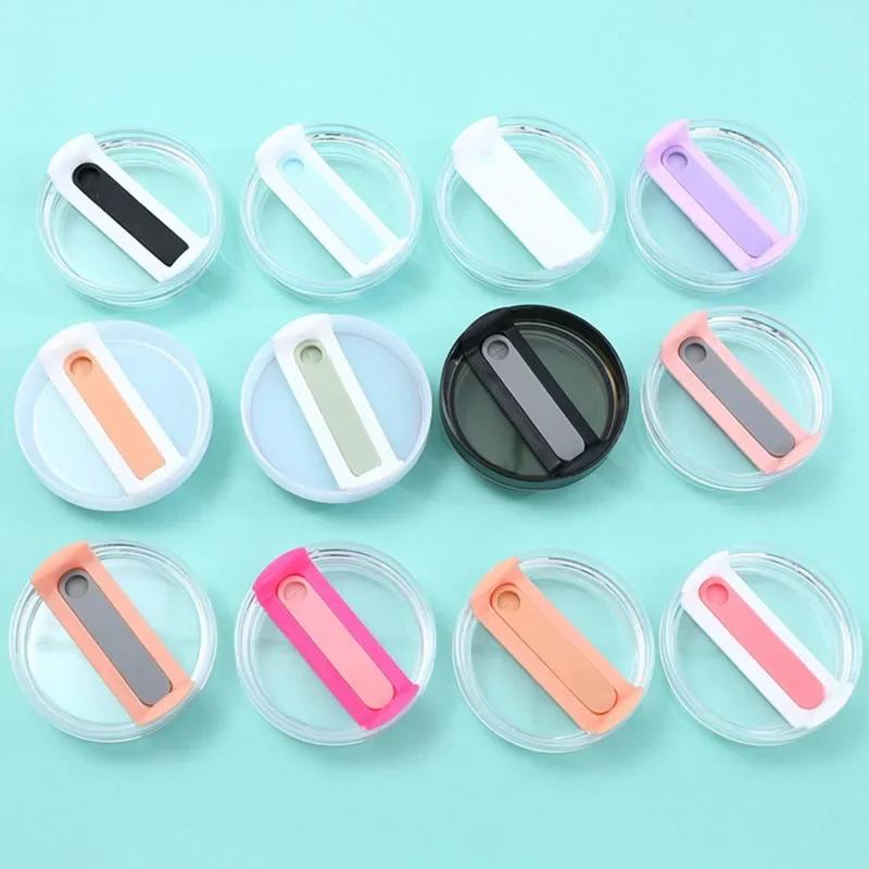 Splash Resistant Cup Cover Replacement Lids for Most 40 Oz Tumbler with Handle Cap Fit Water Bottles 40oz Mug Cup Accessories