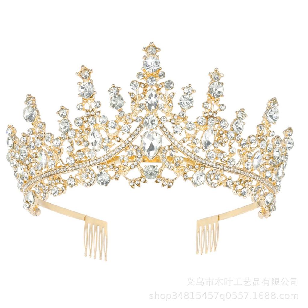 Luxury Bridal Headgear Crown Wedding Dress Birthday Party Headgear Wedding Dinner Crown Party Gifts