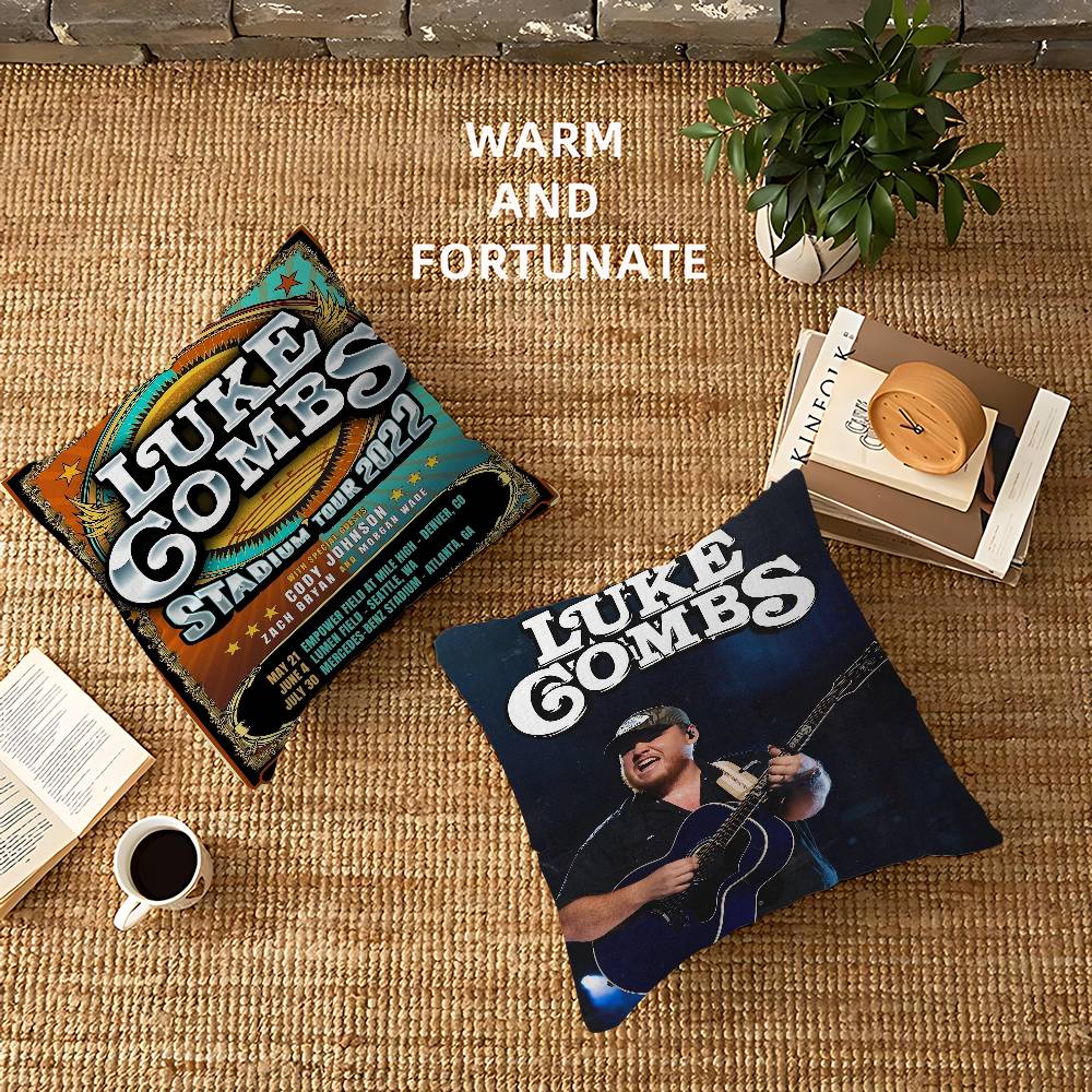 Singer Luke Combs Popular Music Album Pillowcases Home Bedding Decorative Pillow Cover Wedding Super Soft Pillow Case
