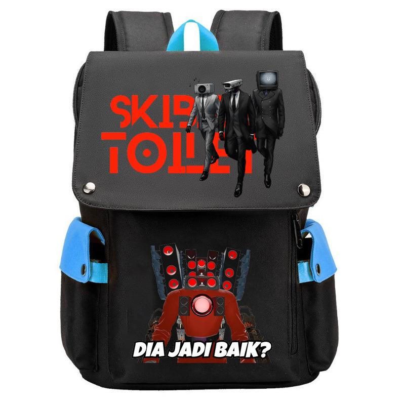 Amazon Новый Skibidi Toilet Man Школьная сумка для ученика Детский рюкзак