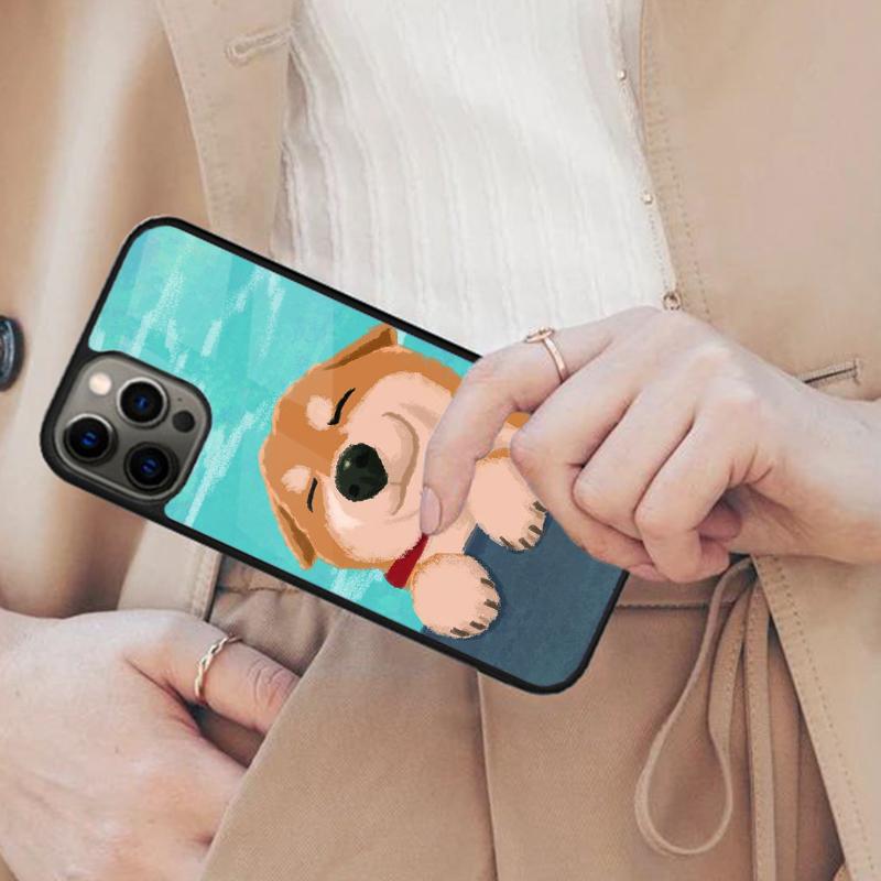 Shiba Inu Cute Cartoon Art Magnetic Phone Case For APPLE iPhone 17 Air 16 14 13 12 Pro Max 15 Plus Wireless Charge MagSafe Cover